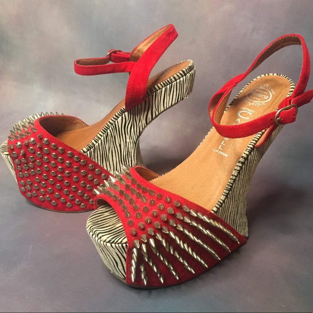 Geometrical Wedges Havana Last by Jeffrey Campbell